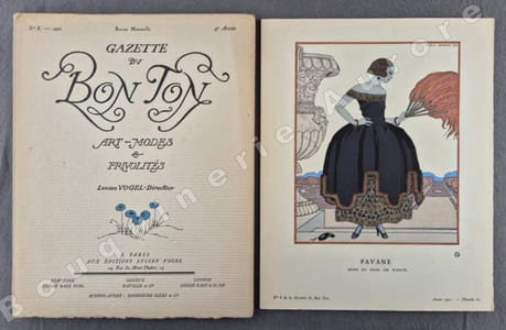 La Gazette du Bon Ton - Art - Modes & Frivolités - Lucien Vogel, Directeur. N°8 - 1921 - 4e année. (NUMERO COMPLET).
