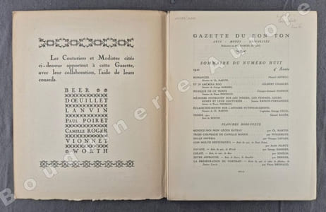 La Gazette du Bon Ton - Art - Modes & Frivolités - Lucien Vogel, Directeur. N°8 - 1921 - 4e année. (NUMERO COMPLET).