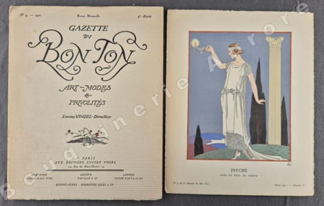 La Gazette du Bon Ton - Art - Modes & Frivolités - Lucien Vogel, Directeur. N°9 - 1921 - 4e année. (NUMERO COMPLET).