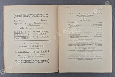 La Gazette du Bon Ton - Art - Modes & Chronique - Jean Labusquière, Directeur. N°2 - 1923 - 6e année. (NUMERO COMPLET).