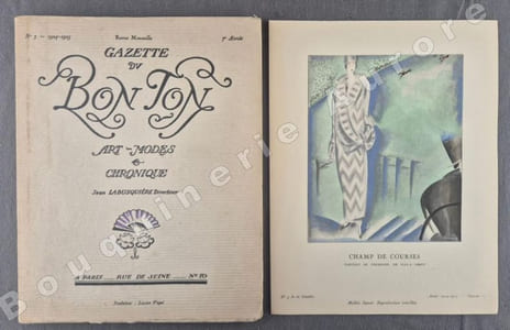 La Gazette du Bon Ton - Art - Modes & Chronique - Jean Labusquière, Directeur. N°3 - 1924-1925 - 7e année. (NUMERO COMPLET).