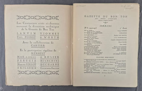 La Gazette du Bon Ton - Art - Modes & Chronique - Jean Labusquière, Directeur. N°3 - 1924-1925 - 7e année. (NUMERO COMPLET).
