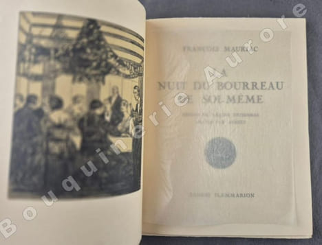 La Nuit du Bourreau de soi-même.Dessins de Maxime Dethomas gravés par Aubert.. [Maxime DETHOMAS] - François MAURIAC.