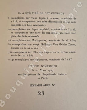 La Nuit du Bourreau de soi-même.Dessins de Maxime Dethomas gravés par Aubert.. [Maxime DETHOMAS] - François MAURIAC.