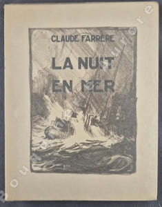 La Nuit en mer.Lithographies de Fouqueray.