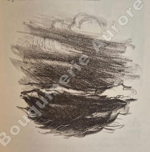 La Nuit en mer.Lithographies de Fouqueray.