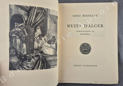 Nuits d'Alger.Lithographies de Suréda.