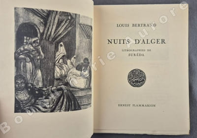 Nuits d'Alger.Lithographies de Suréda.