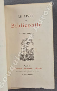 Le livre du bibliophile.. [LEMERRE (Alphonse) - FRANCE (Anatole)].