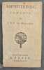 Amphitryon, com&eacute;die par J.B.P. Moli&egrave;re.. Jean-Baptiste POQUELIN, dit MOLIERE.