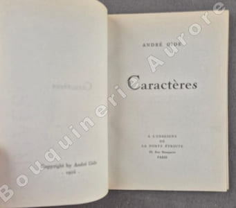 Caractères.