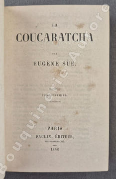 La Coucaratcha.. Eugène SÜE.