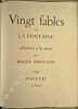 Vingt Fables de La Fontaine.. [Roger REBOUSSIN]  Jean de LA FONTAINE.