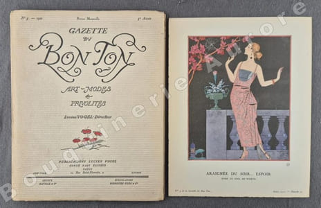 La Gazette du Bon Ton - Art - Modes & Frivolités - Lucien Vogel, Directeur. N°5 - 1922 - 5e année. (NUMERO COMPLET).