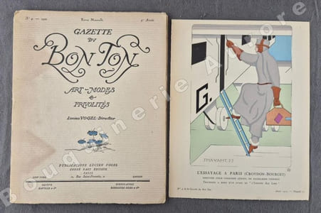 La Gazette du Bon Ton - Art - Modes & Frivolités - Lucien Vogel, Directeur. N°4 - 1922 - 5e année. (NUMERO COMPLET).