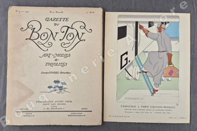 La Gazette du Bon Ton - Art - Modes & Frivolités - Lucien Vogel, Directeur. N°4 - 1922 - 5e année. (NUMERO COMPLET).