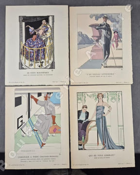 La Gazette du Bon Ton - Art - Modes & Frivolités - Lucien Vogel, Directeur. N°4 - 1922 - 5e année. (NUMERO COMPLET).. [GAZETTE DU BON TON] - [PREJELAN ...