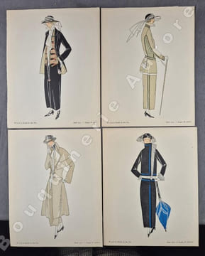 La Gazette du Bon Ton - Art - Modes & Frivolités - Lucien Vogel, Directeur. N°4 - 1922 - 5e année. (NUMERO COMPLET).. [GAZETTE DU BON TON] - [PREJELAN ...