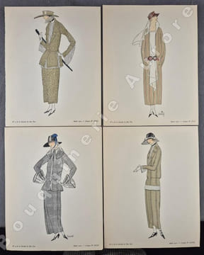La Gazette du Bon Ton - Art - Modes & Frivolités - Lucien Vogel, Directeur. N°4 - 1922 - 5e année. (NUMERO COMPLET).. [GAZETTE DU BON TON] - [PREJELAN ...