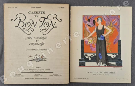 La Gazette du Bon Ton - Art - Modes & Frivolités - Lucien Vogel, Directeur. N°6 - 1921 - 4e année. (NUMERO COMPLET).