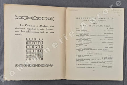 La Gazette du Bon Ton - Art - Modes & Frivolités - Lucien Vogel, Directeur. N°6 - 1921 - 4e année. (NUMERO COMPLET).