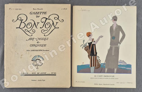 La Gazette du Bon Ton - Art - Modes & Frivolités - Jean Labusquière, Directeur. 7e année - N°5 - 1924-1925. (NUMERO COMPLET).