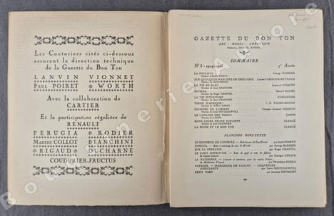 La Gazette du Bon Ton - Art - Modes & Frivolités - Jean Labusquière, Directeur. 7e année - N°5 - 1924-1925. (NUMERO COMPLET).. [MARTY (André E.) - ...