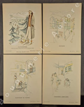 La Gazette du Bon Ton - Art - Modes & Frivolités - Jean Labusquière, Directeur. 7e année - N°5 - 1924-1925. (NUMERO COMPLET).. [MARTY (André E.) - ...