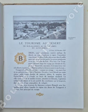 A travers le désert avec les 6 roues Renault.. [Automobiles RENAULT] - Raid Touggourt-Tazeur (1923) et Mission Gradis (1924)