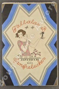 Falbalas & Fanfreluches - Almanach des Modes présentes, passées & futures pour 1922 - Lettre à George Barbier sur les modes accompagnée de douze aquarelles de l'artiste.