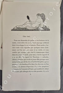 Falbalas & Fanfreluches - Almanach des Modes présentes, passées & futures pour 1922 - Lettre à George Barbier sur les modes accompagnée de douze aquarelles de l'artiste.