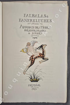 Falbalas et Fanfreluches 5ème année - Almanach des modes présentes, passées & futures pour 1926 Le Songe dÈve - Aquarelles par G. Barbier.. [BARBIER ...