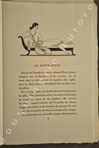 Falbalas et Fanfreluches 5ème année - Almanach des modes présentes, passées & futures pour 1926 Le Songe dÈve - Aquarelles par G. Barbier.
