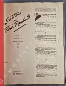 Coiffures-Mode 1930 - Créations de René Rambaud.