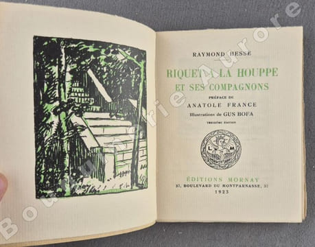 Riquet à la houppe et ses compagnons. Illustrations de Gus Bofa.. [BOFA (Gus)] - HESSE (Raymond).