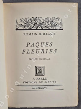 Pâques fleuries.. Romain ROLLAND.