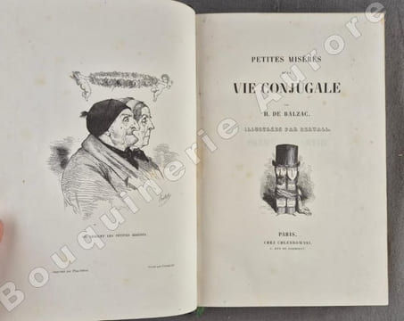 Petites misères de la vie conjugale. Illustrées par Bertall.. [BERTALL] - Honoré de BALZAC.