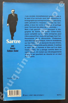 Sartre 1905 - 1980.. [SARTRE (Jean-Paul)] - COHEN-SOLAL (Annie).