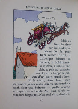 Les souhaits merveilleux. Illustrations en couleurs de Marcel Jeanjean.. [JEANJEAN (Marcel)] - DOUCET (Jérôme).