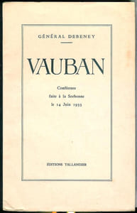 VAUBAN.Conférence faite à la Sorbonne le 14 Juin 1933.
