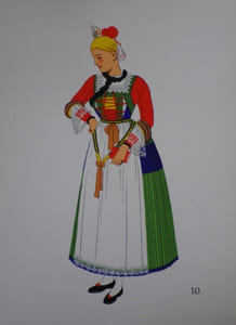 Costumes Nationaux. Autriche - Hongrie - Pologne - Tchécoslovaquie.