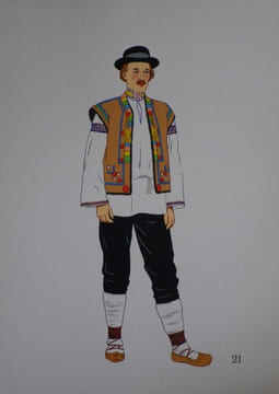 Costumes Nationaux. Autriche - Hongrie - Pologne - Tchécoslovaquie.. [LEPAGE-MEDVEY (E.)] - VARAGNAC (André).