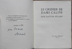 Le Grenier de dame Caline.. [Exemplaire de Francis de MIOMANDRE] - PICARD (Gaston). 