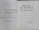 Paysan de France.. [Exemplaire de Francis de MIOMANDRE] - PREVOST (Marcel Prévost). 