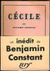 Cécile.. CONSTANT (Benjamin).