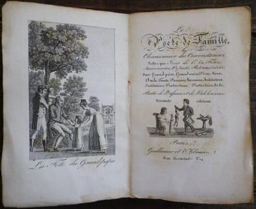 Le poète de famille ou Chansonnier des circonstances, telles que Jour de l'An, Fêtes, Anniversaires, Départs, Retours, etc., pour Grand-père, Grand-mère, Père, Mère, Oncle, Tante, Parrain, Marraine, Instituteur, Institutrice, Protecteur, protectrice, etc. Partie de l'enfance et de l'adolescence.