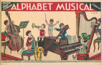 Alphabet musical. Album à colorier. Apprendre la Musique en s'amusant.