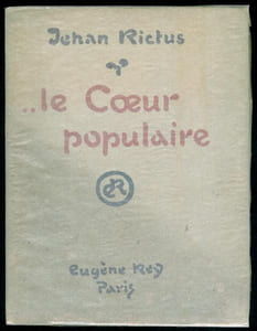 .. le coeur populaire. Poèmes, doléances, ballades, plaintes, complaintes, récits, chants de misère et d'amour en langue populaire (1900-1913). Portrait par Steinlen.
