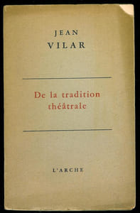 De la tradition théâtrale.
