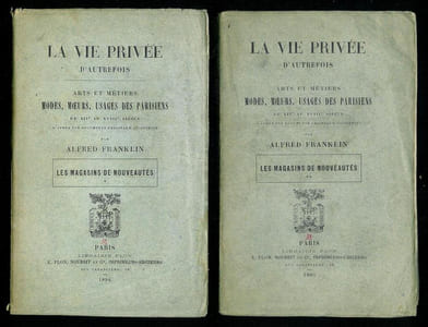 La vie privée d'autrefois - Arts et Métiers, Modes, Moeurs, Usages des Parisiens du XIIe au XVIIIe siècle, d'après des documents originaux ou inédits. Les magasins de nouveautés. Collection complète en 4 volumes.